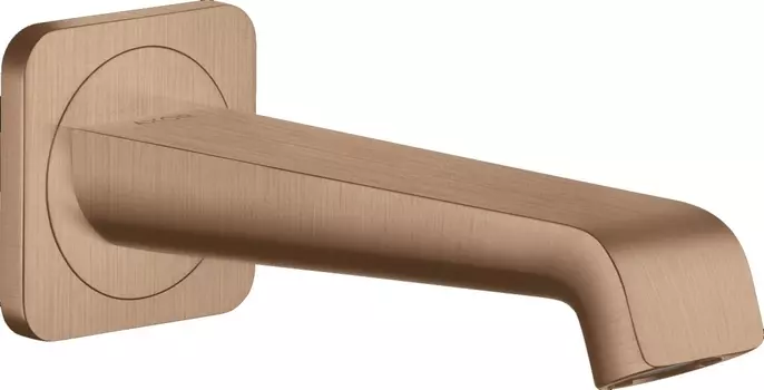 Излив Axor Citterio E 36425310 для ванны. шлифованное красное золото