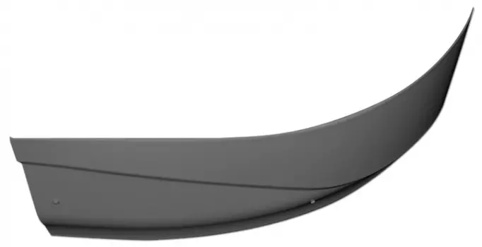 Экран Aquanet Graciosa (L) черный 00180282