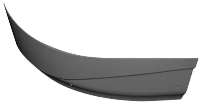 Экран Aquanet Graciosa (R) черный 00178043