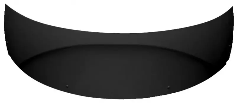 Экран Aquanet Vitoria черный 00181551