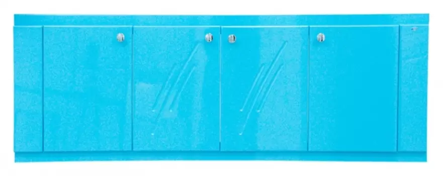 Экран Misty 150 см голубая эмаль