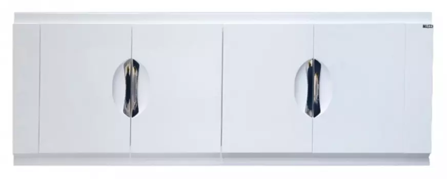 Экран Misty Жасмин 150 см белая эмаль