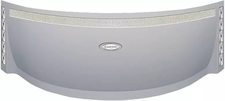 Экран Radomir Сорренто 3 с декоративной вставкой Swarovski и вставками Арт-мозаика, 130 см 1-21-0-0-0-039