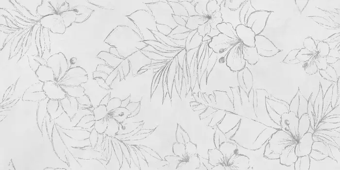 Керамогранит Creto Tropicano Flowers 30х60 серый NRL_P0012