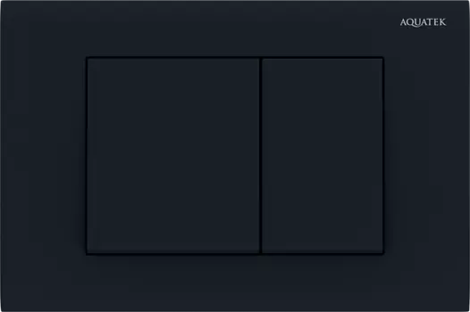 Кнопка смыва Акватек KDI-0000012 черная матовая