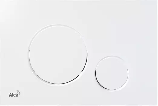 Кнопка смыва AlcaPlast THIN M670 белый