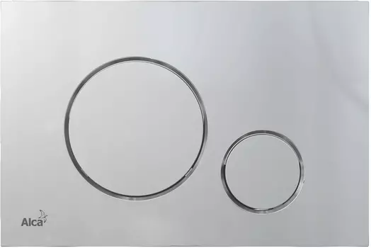 Кнопка смыва AlcaPlast THIN M672 хром матовый