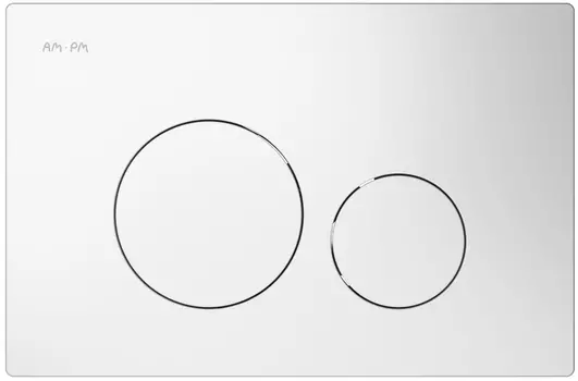 Кнопка смыва AM.PM Pro L I049001 белая глянцевая