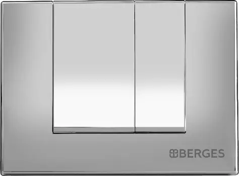 Кнопка смыва Berges Wasserhaus Novum S3 хром, глянец /040043