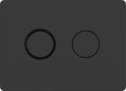 Кнопка смыва Cersanit Accento Circle 63839 черная матовая /63839