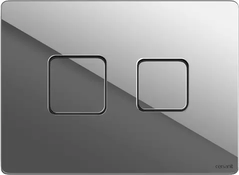 Кнопка смыва Cersanit Accento Square 63531 хром глянцевый /63531