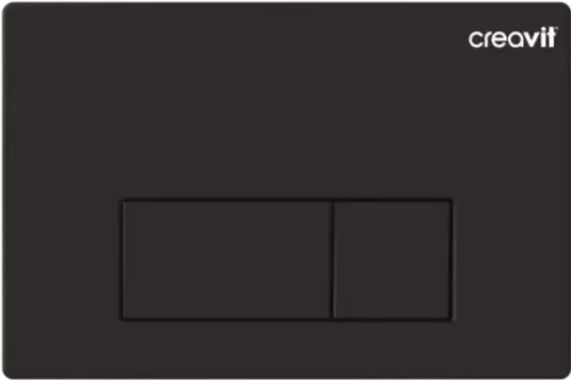 Кнопка смыва Creavit ARC GP8002.01 черная матовая