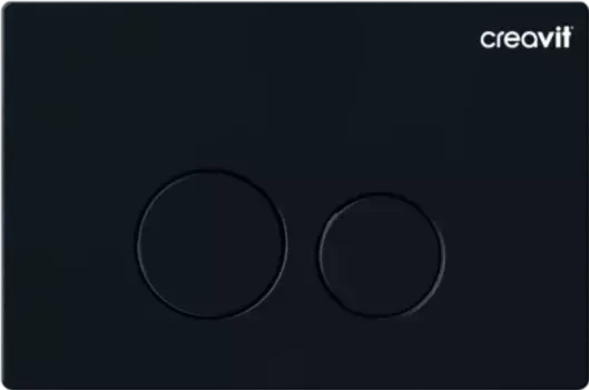 Кнопка смыва Creavit Terra GP9002.01 черная матовая
