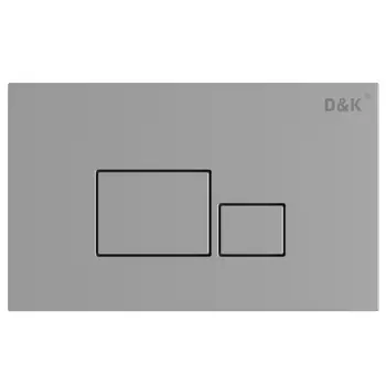 Кнопка смыва D&amp;K Quadro DB1519001 хром