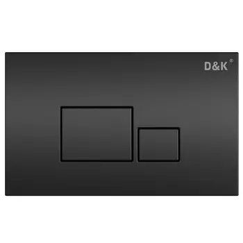 Кнопка смыва D&amp;K Quadro DB1519025 черная
