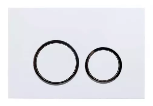 Кнопка смыва ESBANO FRAM ESINKRG11GW белая, глянцевая