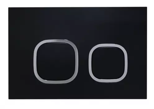 Кнопка смыва ESBANO FRAM ESINLPS10MB черная, матовая