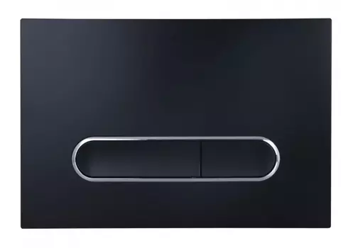 Кнопка смыва ESBANO FRAM ESINOVL17MB черная, матовая