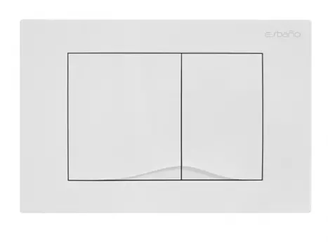Кнопка смыва ESBANO FRAM ESINVRT29GW белая, глянцевая