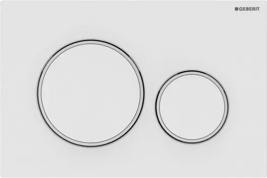 Кнопка смыва Geberit Sigma 20 белая 115.882.11.1