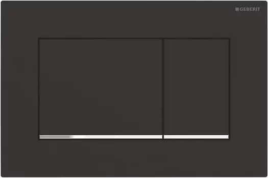 Кнопка смыва Geberit Sigma 30 115.883.14.1 черный матовый / хром глянцевый