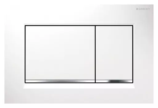 Кнопка смыва Geberit Sigma 30 115.883.KJ.1 белый / хром