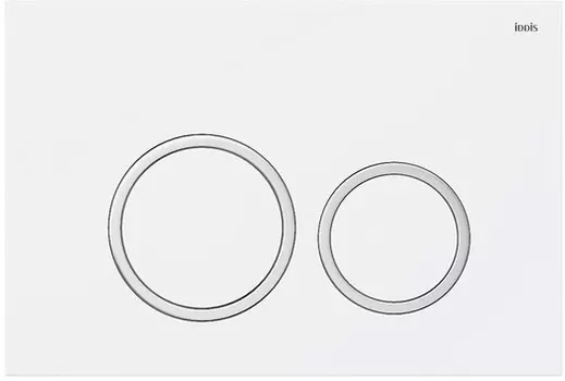 Кнопка смыва Iddis Unifix UNI03WCi77 003, белая/хром
