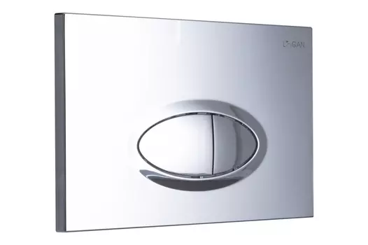 Кнопка смыва Logan Oval 297675 Хром 00297675