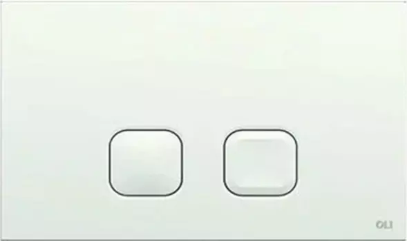 Кнопка смыва OLI Plain 070826 белая /070826