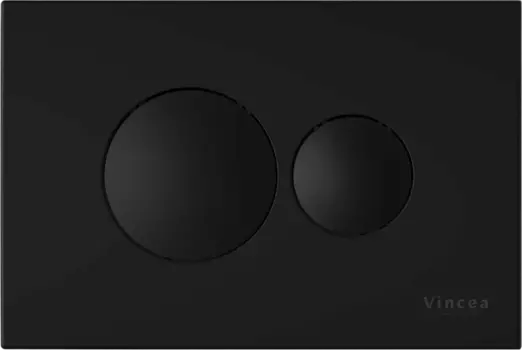 Кнопка смыва Vincea VFP-731MB черная матовая