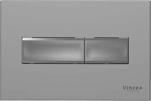 Кнопка смыва Vincea VFP-732MG серая матовая