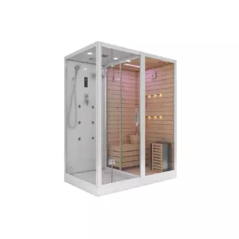 Комбинированная сауна 2в1 Cerutti Spa ALBANO-R White 1800x1100x2230 мм CT8349 /8349