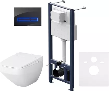 Комплект Am.Pm Inspire V2.0 IS450A38.CCC50A сиденье с электронным биде, сенсорная кнопка