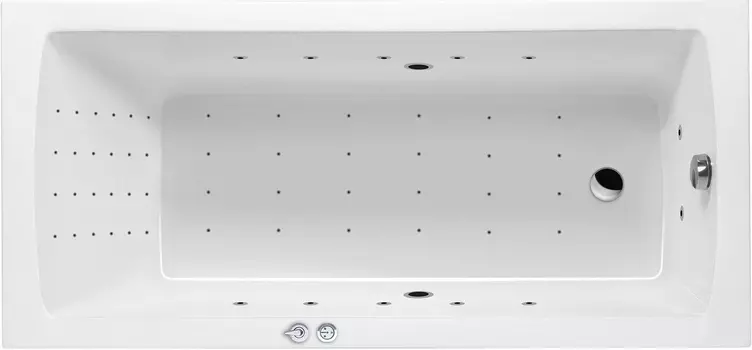 Комплект гидромассаж + аэромассаж Excellent Aquaria Nano хром