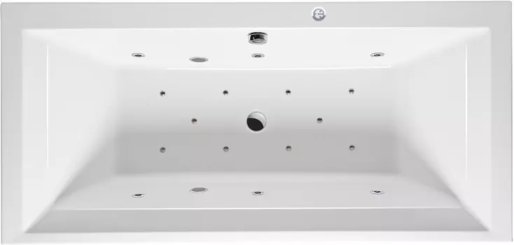 Комплект гидромассаж + аэромассаж Excellent Crown Grand Relax хром