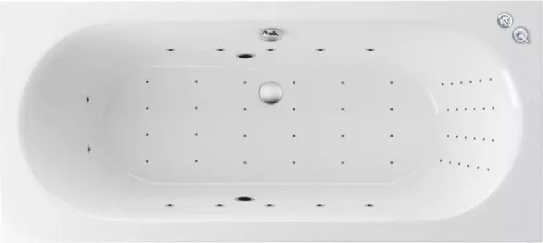 Комплект гидромассаж + аэромассаж Excellent Oceana Nano хром