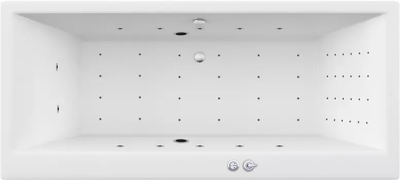 Комплект гидромассаж + аэромассаж Excellent Pryzmat Lux Nano хром