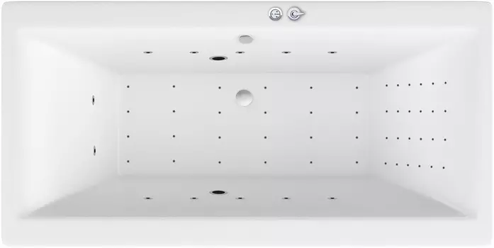 Комплект гидромассаж + аэромассаж Excellent Pryzmat Nano хром