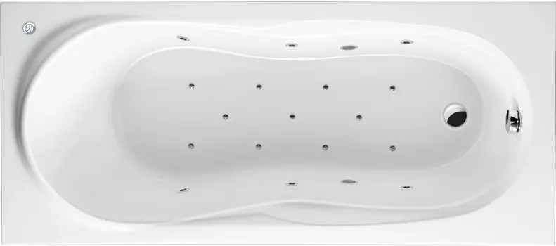 Комплект гидромассаж + аэромассаж Excellent Sekwana Relax хром