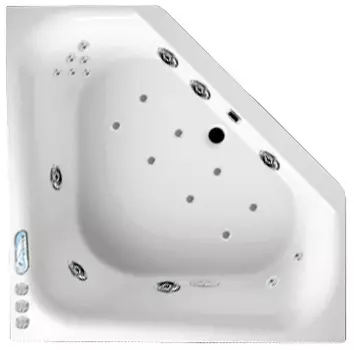 Комплект гидромассаж + аэромассаж Riho Austin Yan Pool MGT бронза