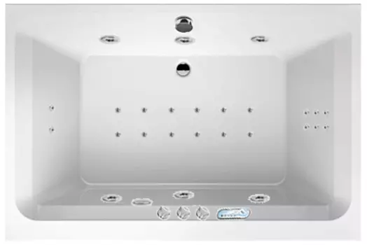 Комплект гидромассаж + аэромассаж Riho Castello Yan Pool Ideal HM AM белый