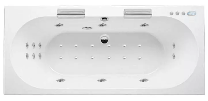 Комплект гидромассаж + аэромассаж Riho Daytona Yan Pool Ideal HM AM золото