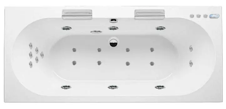 Комплект гидромассаж + аэромассаж Riho Daytona Yan Pool MGT белый