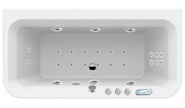 Комплект гидромассаж + аэромассаж Riho Dimaro Yan Pool Ideal HM AM белый
