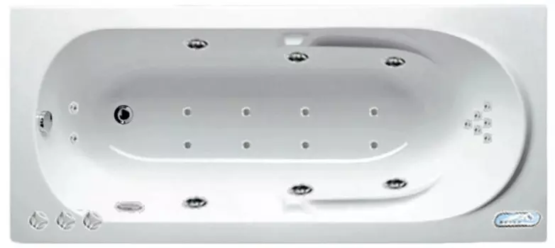 Комплект гидромассаж + аэромассаж Riho Future Yan Pool MGT бронза