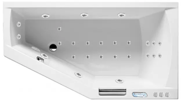 Комплект гидромассаж + аэромассаж Riho Geta Yan Pool Ideal HM AM белый