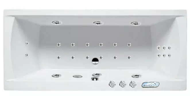 Комплект гидромассаж + аэромассаж Riho Julia Yan Pool Ideal HM AM бронза