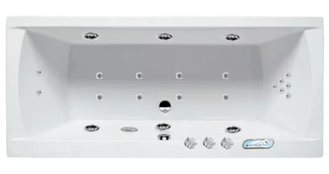 Комплект гидромассаж + аэромассаж Riho Julia Yan Pool MGT бронза