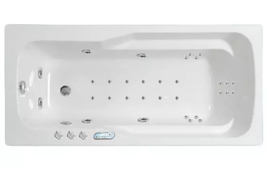 Комплект гидромассаж + аэромассаж Riho Klassik 150 Yan Pool W-pool HM AM mix золото/хром