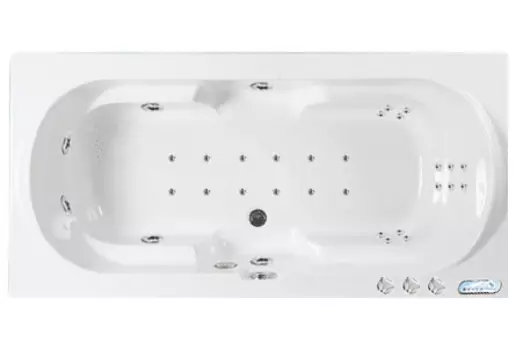 Комплект гидромассаж + аэромассаж Riho Montreal Yan Pool W-pool HM AM хром/плоская форсунка